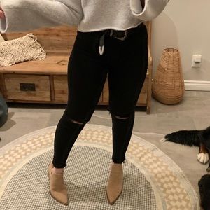 Abercrombie distressed skinny jeans, size 28/6